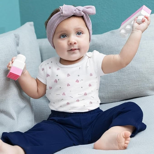 Newborn Girl Clothes - Baby Essentials, Newborn Essentials Toddler Girl Clothes with Shirts and Pajama 0-9 Months