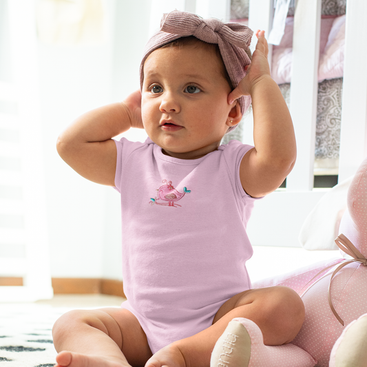 Pink Petal – Baby Bright 8-Piece Soft Cotton Layette Set for Baby Girls, 0–3 Months