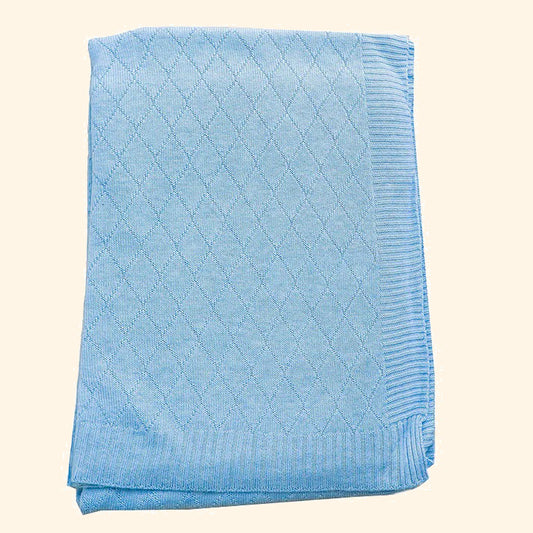 Ocean Hug – Ultra Soft 100% Viscose Swaddle Blanket for New Baby, Blue