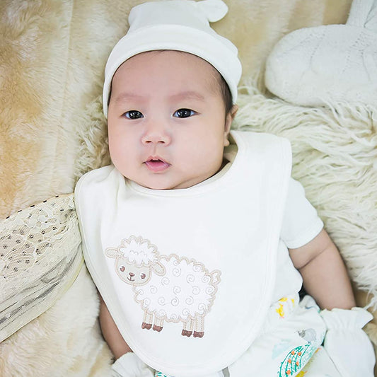 Ivory Snuggle – Baby Bright 8-Piece Soft Cotton Layette Set for Baby Boys, 0–3 Months