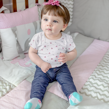 Newborn Girl Clothes - Baby Essentials, Newborn Essentials Toddler Girl Clothes with Shirts and Pajama 0-9 Months