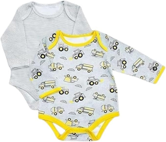 Baby Bright Newborn Essentials Must Haves - Baby boy Outfits, Newborn boy Clothes, Baby boy Gifts Bodysuit 0-9 Months