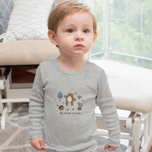 Baby Bright 3-Piece Set for Baby Boys | Soft Cotton Outfit for 0–9 Months