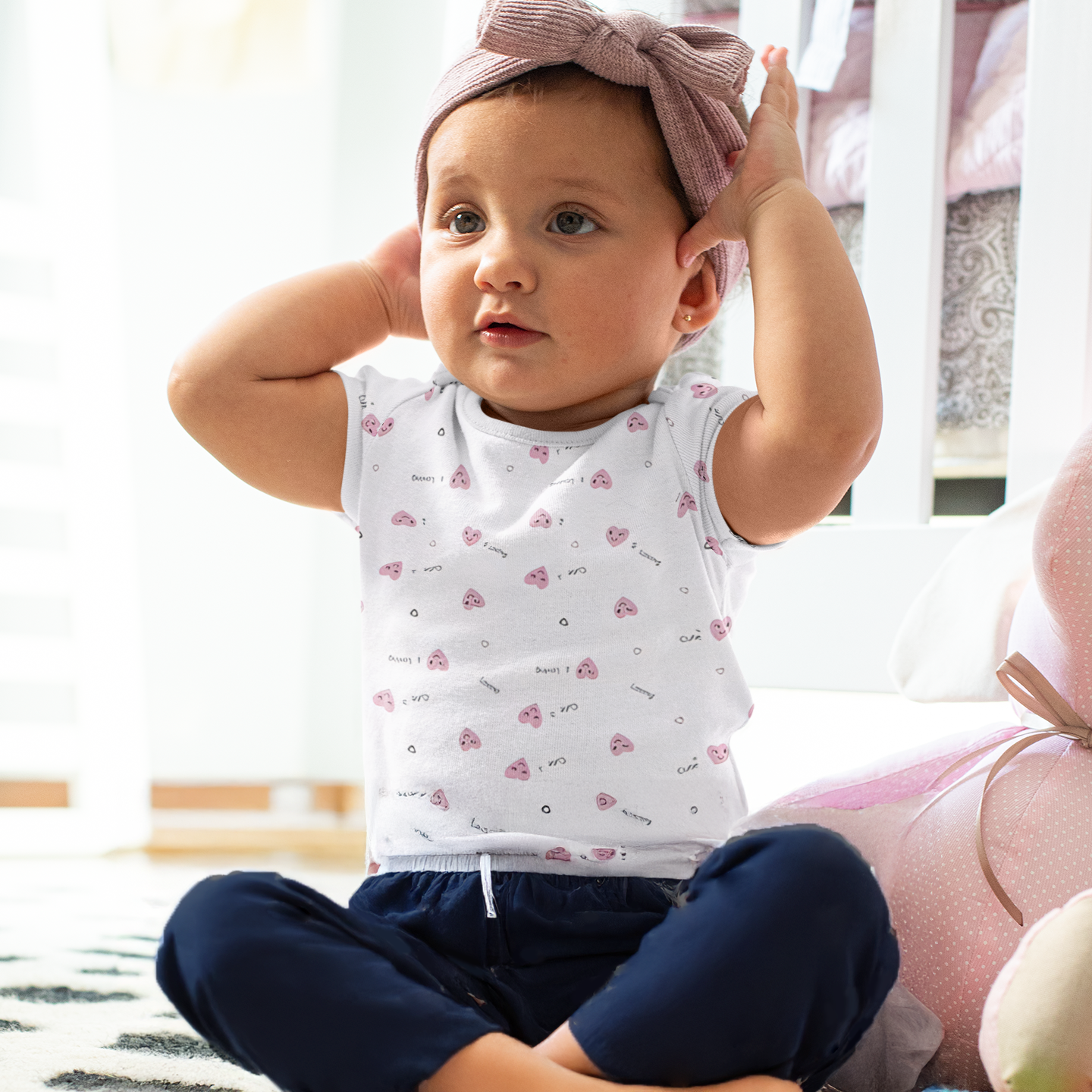 Newborn Girl Clothes - Baby Essentials, Newborn Essentials Toddler Girl Clothes with Shirts and Pajama 0-9 Months