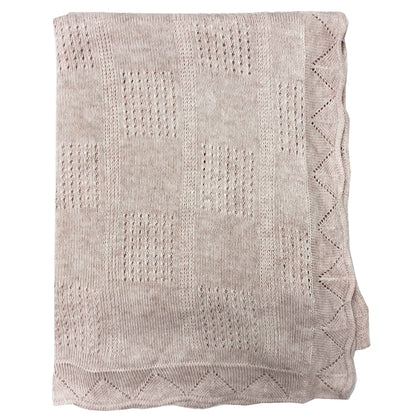 Swaddle Blanket, Ultra Soft 100% Viscose Shawls for New Baby - Tan