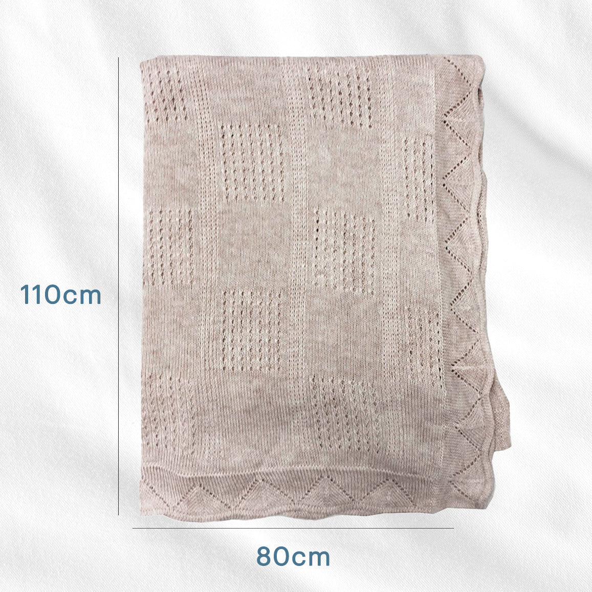 Swaddle Blanket, Ultra Soft 100% Viscose Shawls for New Baby - Tan