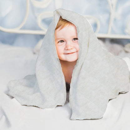 Swaddle Blanket, Ultra Soft 100% Viscose Shawls for New Baby - White