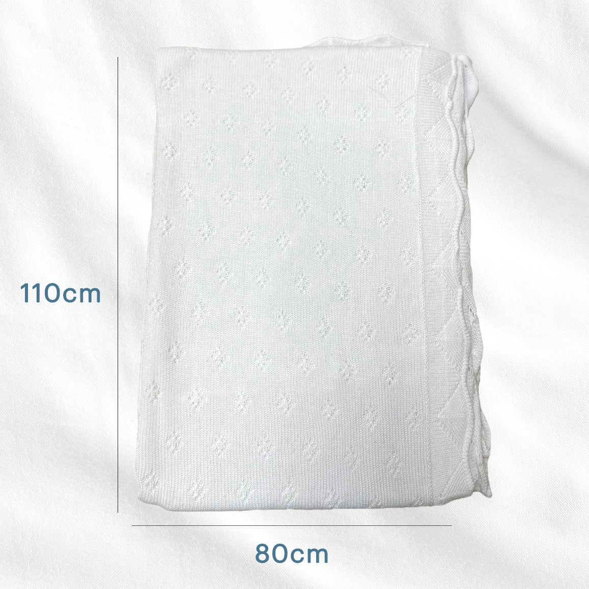 Swaddle Blanket, Ultra Soft 100% Viscose Shawls for New Baby - White