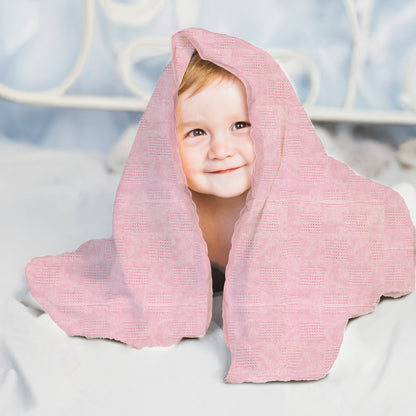 Swaddle Blanket, Ultra Soft 100% Viscose Shawls for New Baby - Pink