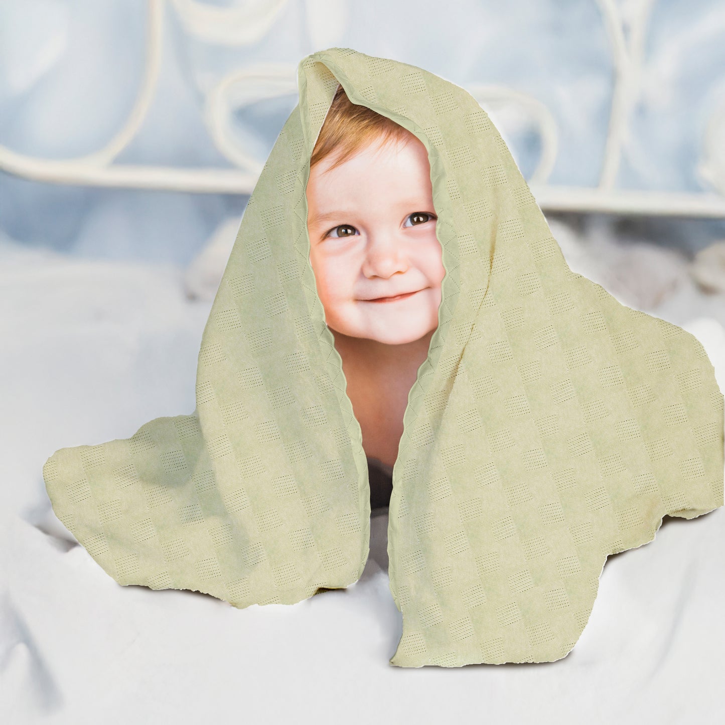 Swaddle Blanket, Ultra Soft 100% Viscose Shawls for New Baby - Green