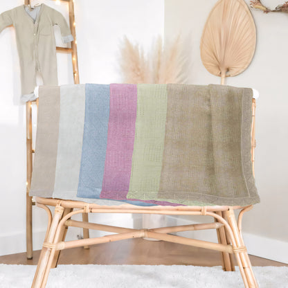 Swaddle Blanket, Ultra Soft 100% Viscose Shawls for New Baby - Green