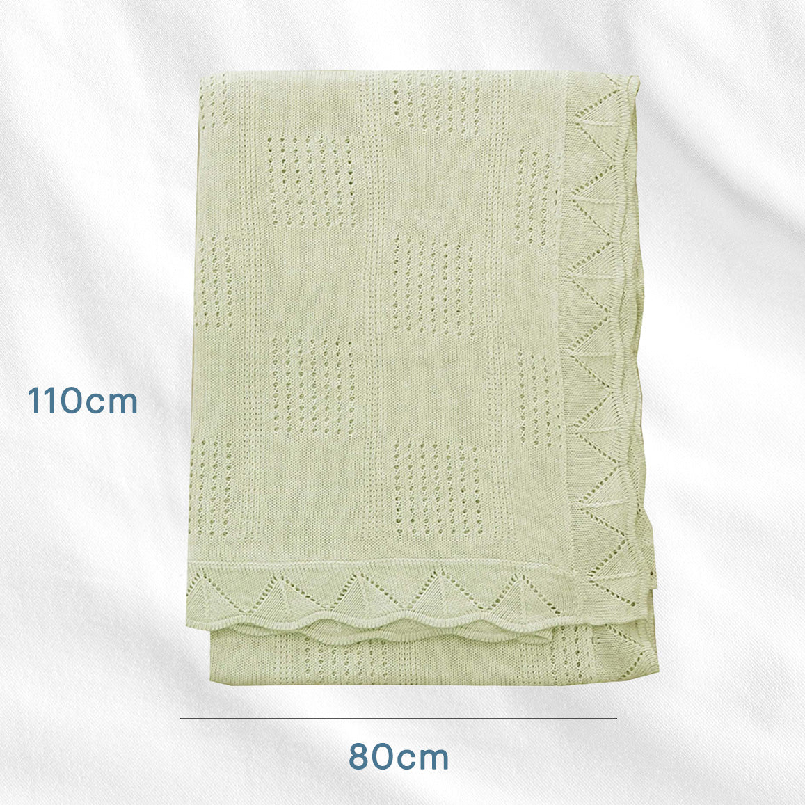 Swaddle Blanket, Ultra Soft 100% Viscose Shawls for New Baby - Green