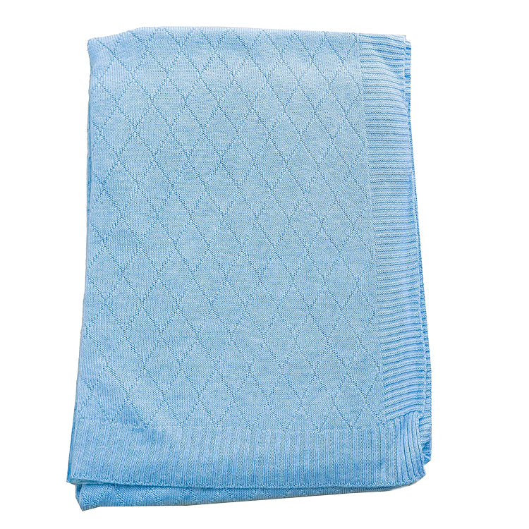 Swaddle Blanket, Ultra Soft 100% Viscose Shawls for New Baby - Blue