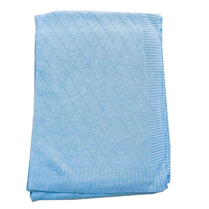 Swaddle Blanket, Ultra Soft 100% Viscose Shawls for New Baby - Blue