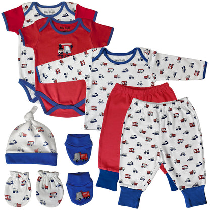 8 pcs Newborn Set Style for Boys