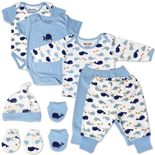 8 pcs Newborn Set Style for Boys