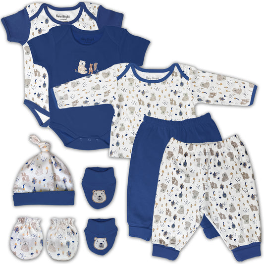 8 pcs Newborn Set Style for Boys