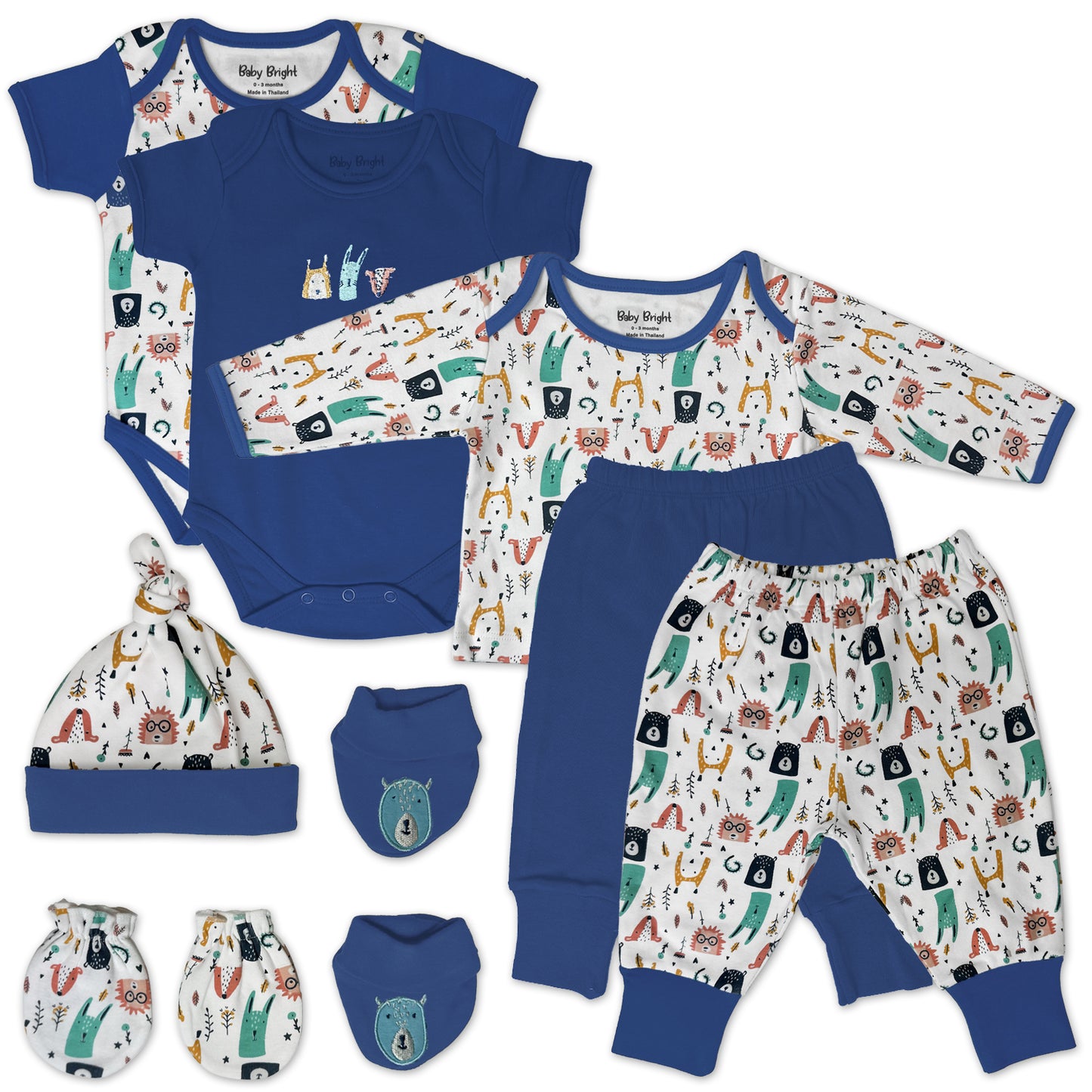 8 pcs Newborn Set Style for Boys
