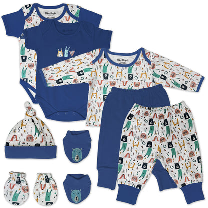 8 pcs Newborn Set Style for Boys