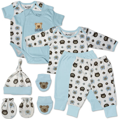 8 pcs Newborn Set Style for Boys