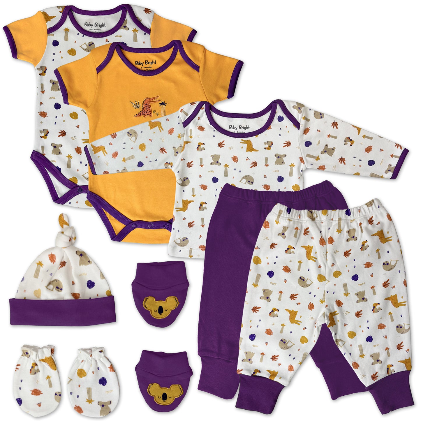 8 pcs Newborn Set Style for Boys
