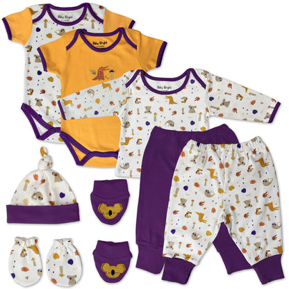 8 pcs Newborn Set Style for Boys