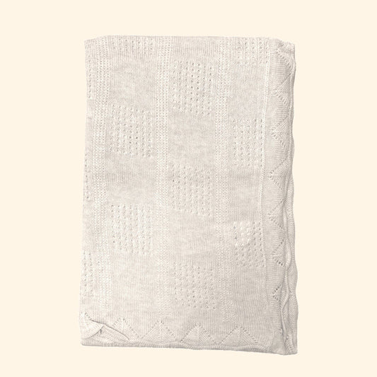 Ivory Hug – Ultra Soft 100% Viscose Swaddle Blanket for New Baby, Off White