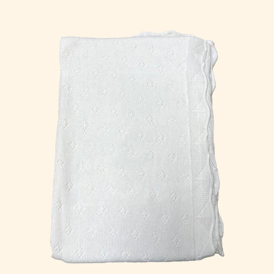 Swaddle Blanket, Ultra Soft 100% Viscose Shawls for New Baby - White