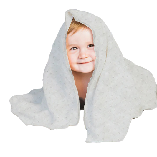 Swaddle Blanket, Ultra Soft 100% Viscose Shawls for New Baby - White