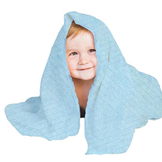 Ocean Hug – Ultra Soft 100% Viscose Swaddle Blanket for New Baby, Blue