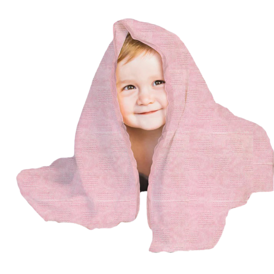 Blush Cuddle – Ultra Soft 100% Viscose Swaddle Blanket for New Baby, Pink