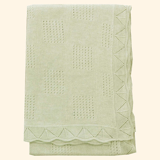 Meadow Cuddle – Ultra Soft 100% Viscose Swaddle Blanket for New Baby, Green