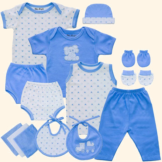 Newborn Boy, Girl 14 Pcs Newborn Set Style#  MZ109BJ19
