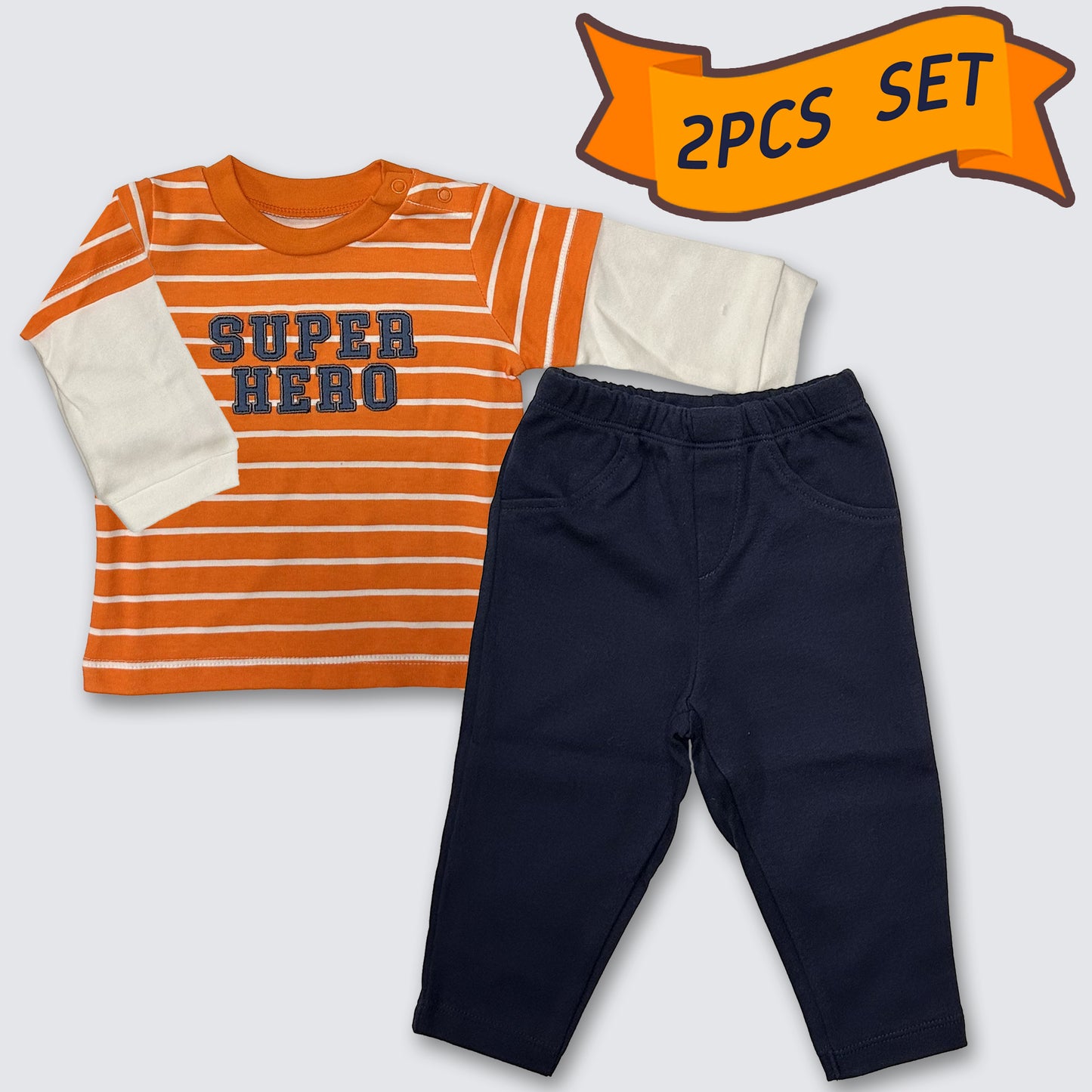 Baby Bright 2 Piece Set for Baby Boys | 3-6 Months