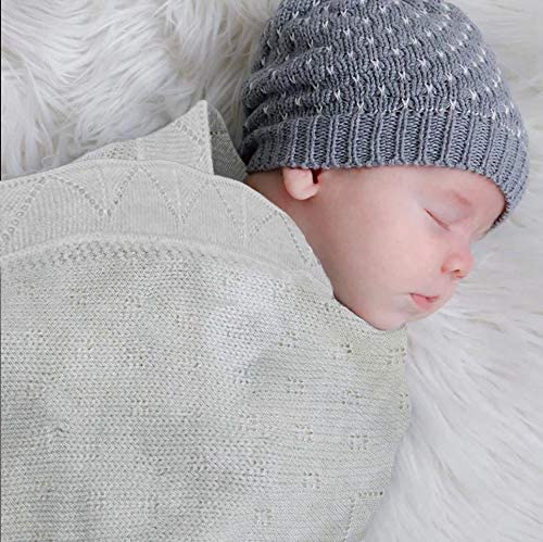 Swaddle Blanket, Ultra Soft 100% Viscose Shawls for New Baby - White