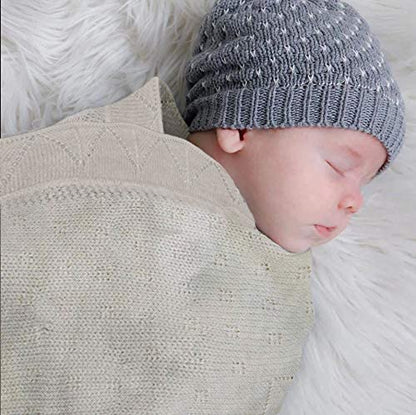 Swaddle Blanket, Ultra Soft 100% Viscose Shawls for New Baby - Off White