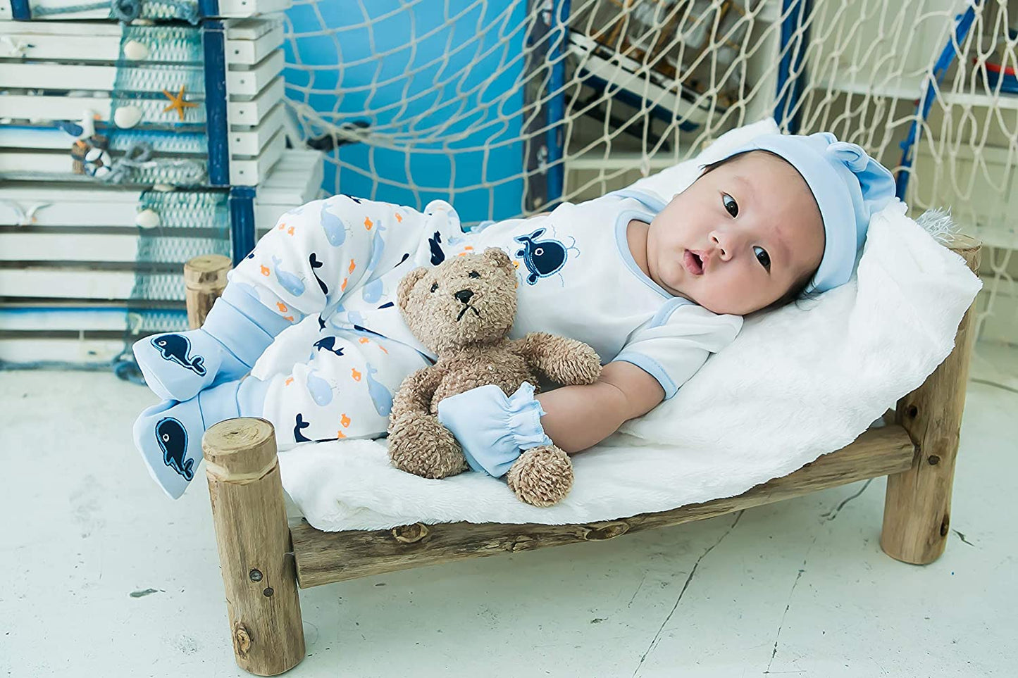 8 pcs Newborn Set Style for Boys