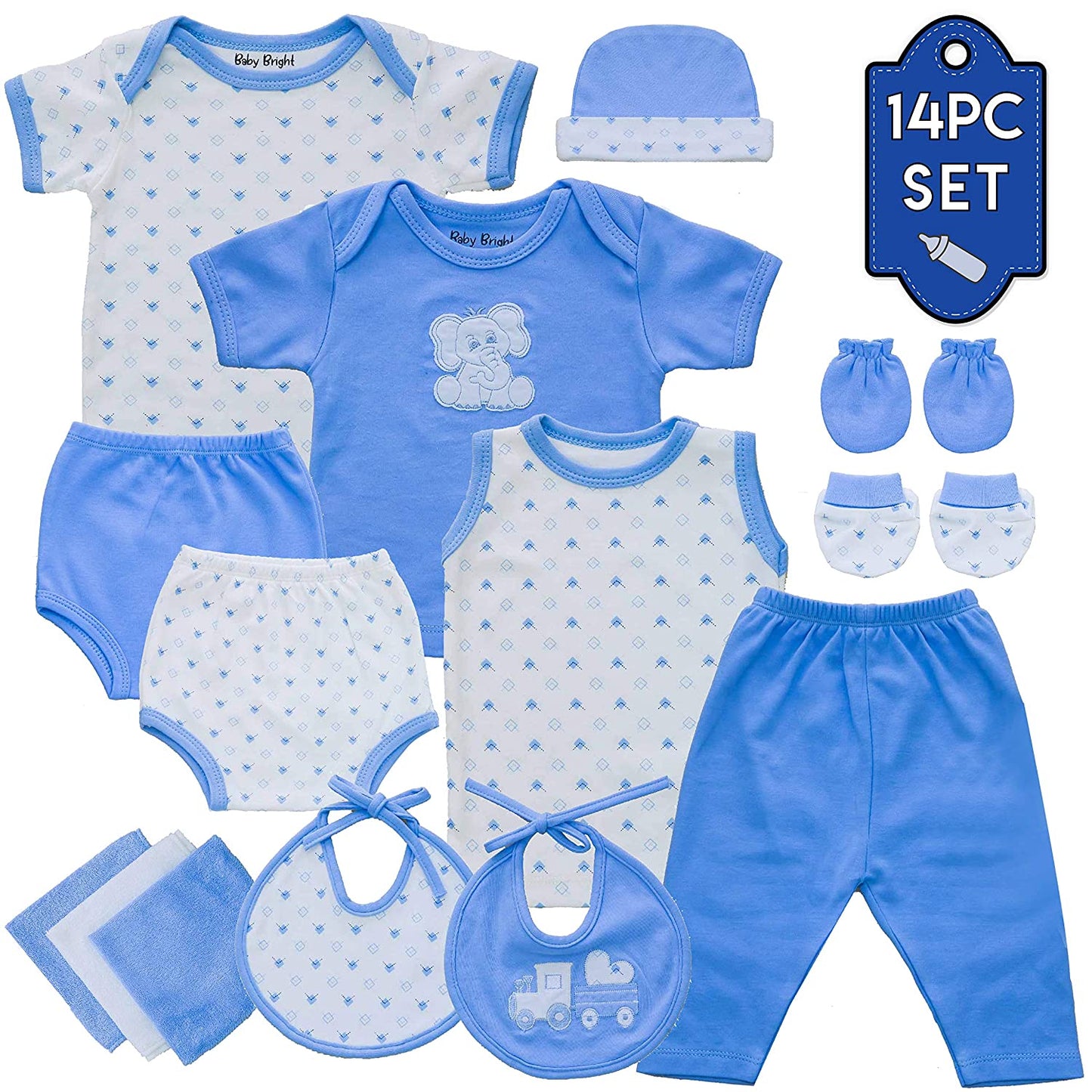 Newborn Boy, Girl 14 Pcs Newborn Set Style#  MZ109BJ19